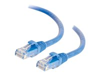 C2G - Koblingskabel - RJ-45 (hann) til RJ-45 (hann) - 1.5 m - UTP - CAT 6a - med støvel, uten hindringer - blå 82503