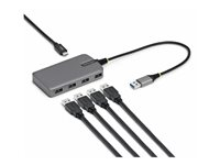 StarTech.com - Hub - 4 x USB 3.2 Gen 1 + 1 x USB-C + 1 x USB-A 3.2 Gen 1 - stasjonær 5G4AC-USB-A-HUB