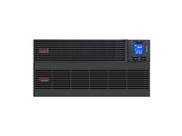 APC Easy UPS SRV SRV6KRIL - UPS (kan monteres i rack) - AC 220-240 V - 6000 watt - 6000 VA - enkeltfase - USB, RS-232 - utgangskontakter: 1 - 2U - med External Battery Pack SRV6KRIL