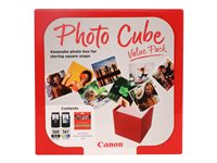 Canon PG-560/CL-561 Photo Value Pack - Blank - 0.27 mm - 2-pack - farge (cyan, magenta, gul), pigmentert svart - original - boks - blekkbeholder / papirsett - for PIXMA TS5350, TS5351, TS5352, TS5353, TS7450, TS7451 3713C007