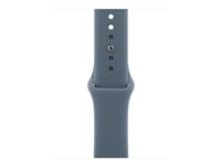Apple - Bånd for smart armbåndsur - 42mm - M/L-størrelse - anker blå - for Watch Hermès Series 7, Hermès Series 9, SE 3, Series 10, Series 11, Series 8, Series 9 MFGF4ZM/A