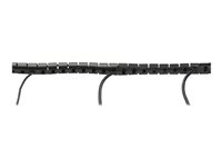 StarTech.com 1.5m (4.9ft) Cable Management Sleeve - Spiral - 1" (25mm) Diameter - W/ Cable Loading Tool - Black (CMSCOILED) - Kabelmuffesett - svart - 1.5 m CMSCOILED