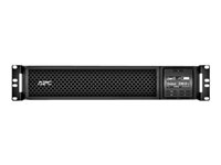 APC Smart-UPS SRT 1000VA RM - UPS (kan monteres i rack) - AC 230 V - 1000 watt - 1000 VA - RS-232, USB, Ethernet 10/100 - utgangskontakter: 6 - PFC - 2U - svart - med APC UPS Network Management Card AP9641 SRT1000RMXLI-NC