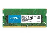 Crucial - DDR4 - modul - 16 GB - SO DIMM 260-pin - 1200 MHz / PC4-19200 - CL17 - 1.2 V - ikke-bufret - ikke-ECC CT16G4SFD824A