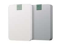 Seagate Ultra Touch - Harddisk - 4 TB - ekstern (bærbar) - USB - rullesteinsgrå STMA4000400