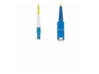 StarTech.com 10m (32.8ft) LC to SC (UPC) OS2 Single Mode Simplex Fiber Optic Cable, 9/125µm, Laser Optimized, 40G/100G, Bend Insensitive, Low Insertion Loss - LSZH Fiber Patch Cord (SPSMLCSC-OS2-10M) - Koblingskabel - LC/UPC-enkeltmodus (hann) til SC/UPC-enkeltmodus (hann) - 10 m - 2 mm - fiberoptisk - simpleks - 9 / 125 micron - OS1/OS2 - halogenfri, toretnings, passiv - gul SPSMLCSC-OS2-10M