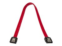 StarTech.com 12in Latching SATA Cable - SATA cable - Serial ATA 150/300/600 - SATA (R) to SATA (R) - 1 ft - latched - red - LSATA12 - SATA-kabel - Serial ATA 150/300/600 - SATA (R) til SATA (R) - 30 cm - låst - rød - for P/N: 10P6G-PCIE-SATA-CARD, 2P6G-PCIE-SATA-CARD, 4P6G-PCIE-SATA-CARD, 6P6G-PCIE-SATA-CARD LSATA12