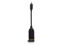 C2G Micro HDMI to HDMI Dongle Adapter Converter for AV Adapter Ring - HDMI-kabel - 19 pin micro HDMI Type D hann loddet til HDMI hunn loddet - svart - 4K-støtte, 4K 30Hz støtte, 1080p-støtte C2G30067