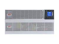 APC Easy UPS On-Line - UPS (rackmonterbar/ekstern) - extended runtime, hardwire outlet (1P+N+E), intelligent card slot, with rail kit - AC 230 V - 6 kW - 6000 VA - litiumion - RS-232, USB, RJ-11, RJ-45 - 5U - svart, silver (front bezel) - for P/N: AP9544, SRVSMB001, VGL9901I SRVL6KRILRK