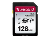 Transcend 330S - Flashminnekort - 128 GB - UHS-I U3 - SDXC UHS-I TS128GSDC330S