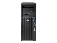 HP Workstation Z420 - CMT Xeon E5-1650 3.2 GHz - vPro - 16 GB - SSD 256 GB, HDD 1 TB - LED 24" BWM532ET1