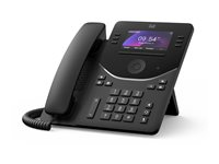 Cisco Desk Phone 9851 - VoIP-telefon - med Trusted Platform Module (TPM) 2.0 med anrops-ID/samtale venter - SIP, SDP, RTCP, RTP, SRTP - 46 linjer - karbon sort DP-9851-K9=