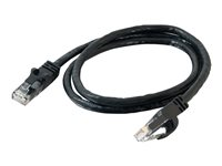 C2G Cat6 Booted Unshielded (UTP) Network Patch Cable - Koblingskabel - RJ-45 (hann) til RJ-45 (hann) - 10 m - UTP - CAT 6 - formstøpt, uten hindringer, flertrådet - svart 83412