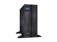 APC Smart-UPS X 3000 Rack/Tower LCD - UPS (rackmonterbar/ekstern) - AC 120 V - 2700 watt - 3000 VA - RS-232, USB - utgangskontakter: 10 - 4U - Canada, USA - svart - for P/N: SCL500RM1UC, SCL500RM1UNC, SMTL1000RM2UC, SMTL750RM2UC, SMX2000LVUS, SMX3000HVTUS SMX3000LV