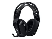 Logitech G G733 LIGHTSPEED Wireless RGB Gaming Headset - Hodesett - full størrelse - 2,4 GHz - trådløs - svart 981-000864