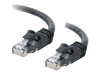 C2G Cat6 Booted Unshielded (UTP) Network Patch Cable - Koblingskabel - RJ-45 (hann) til RJ-45 (hann) - 15 m - UTP - CAT 6 - formstøpt, uten hindringer, flertrådet - svart 83413